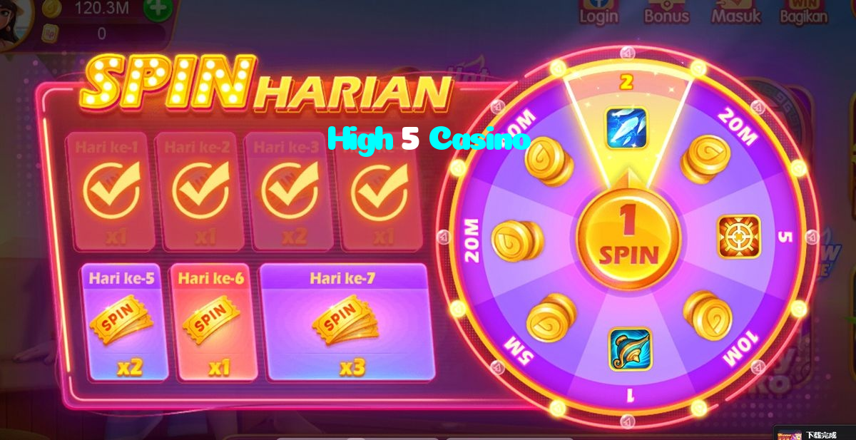 High 5 Casino casino presented on mobile device in Pakistan with slots and live games